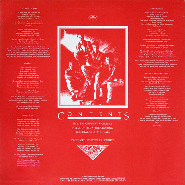 Big Country - Fields Of Fire (12"", Comp)