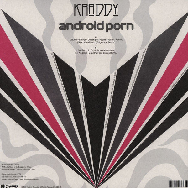 Kraddy - Android Porn Remixes (12"")