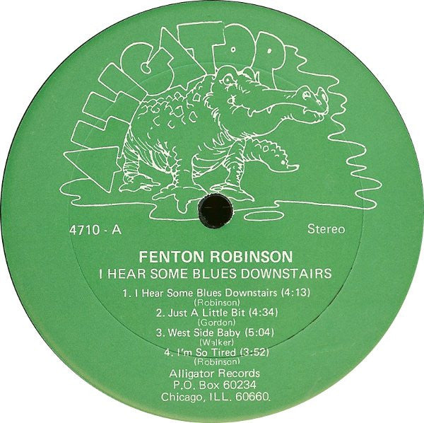 Fenton Robinson - I Hear Some Blues Downstairs (LP, Album, NAM)