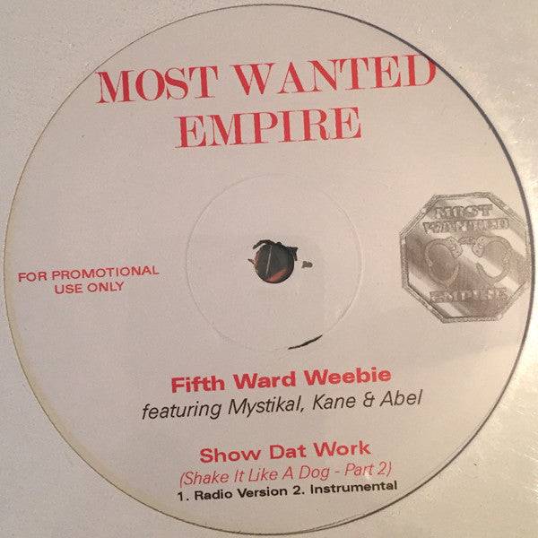 5th Ward Weebie - Show Dat Work (Shake It Like A Dog - Part 2)(12",...