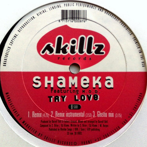 Shameka - Try Love (12"")