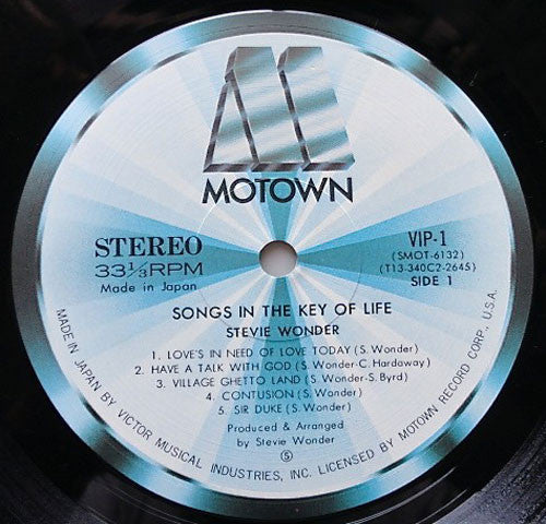 Stevie Wonder - Songs In The Key Of Life(2xLP, RE + 7", EP, RE + Al...