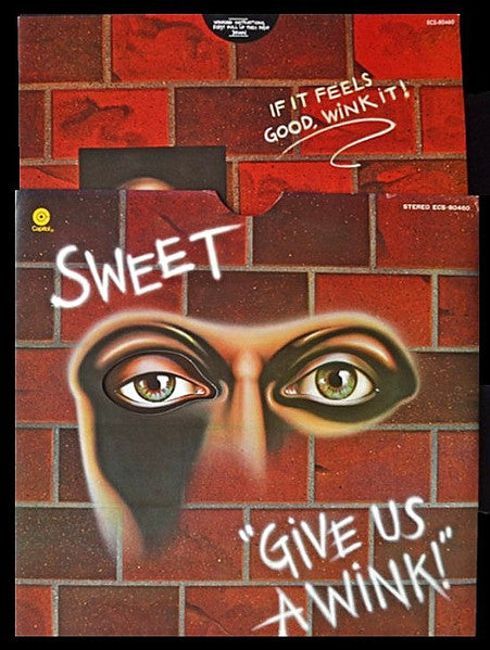 Sweet* - Give Us A Wink = 甘い誘惑 (LP, Album, Die)