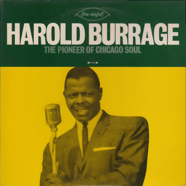 Harold Burrage - Pioneer Of Chicago Soul (LP, Album, Comp, Mono)