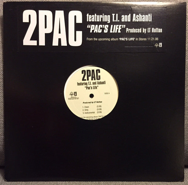 2Pac Featuring T.I. & Ashanti - Pac's Life (12"", Single)