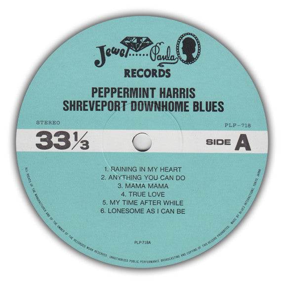 Peppermint Harris - Shreveport Downhome Blues (LP, Comp)