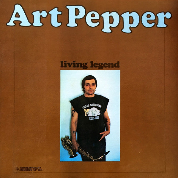 Art Pepper - Living Legend (LP, Album)