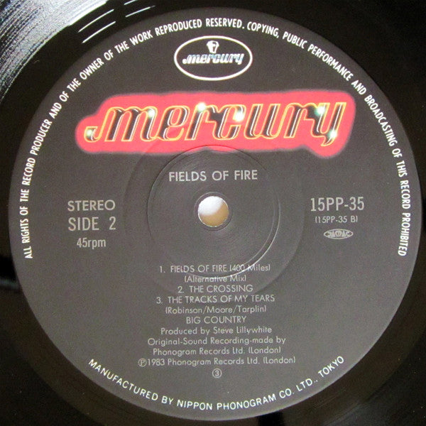Big Country - Fields Of Fire (12"", Comp)