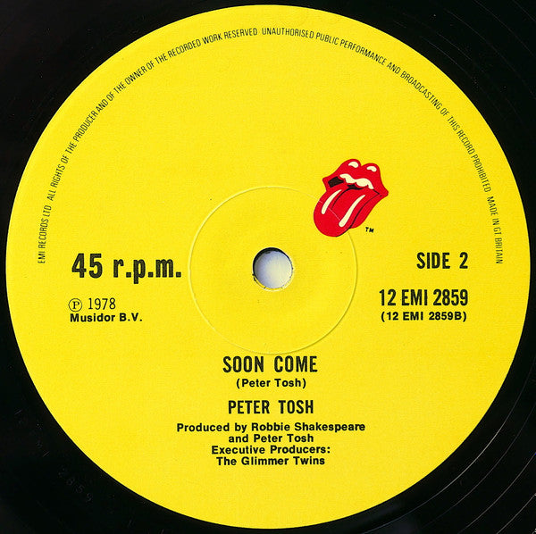 Peter Tosh - Don’t Look Back (12"")