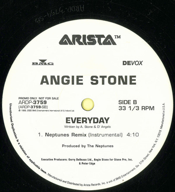 Angie Stone - Everyday (12"", Promo)