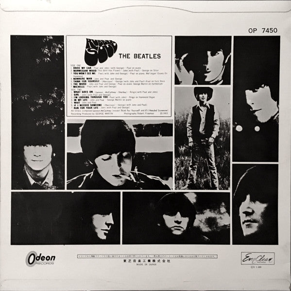 The Beatles - Rubber Soul (LP, Album, Red)