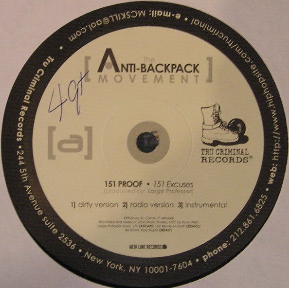 151 Proof / Tragedy Khadafi - 151 Excuses / C'MON (12"")