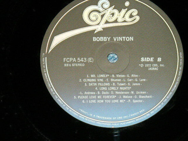 Bobby Vinton - Bobby Vinton (LP, Comp, Club)