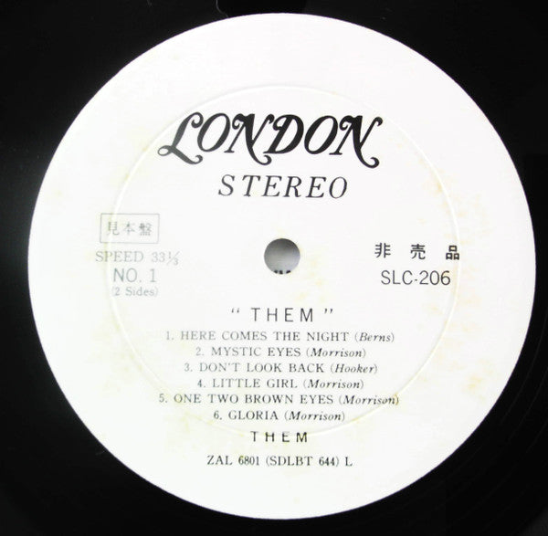 Them (3) - Them (LP, Album, Promo)