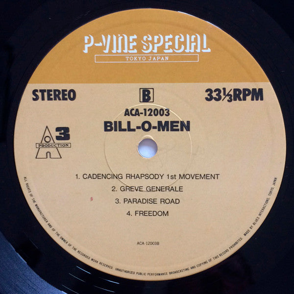 Bill-O-Men - Bill-O-Men (LP, Gat)