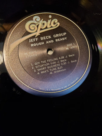 Jeff Beck Group - Rough And Ready (LP, Album, RP, Car)