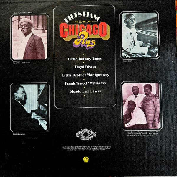 Various - Blues Piano - Chicago Plus (LP, Comp, Mono, PRC)