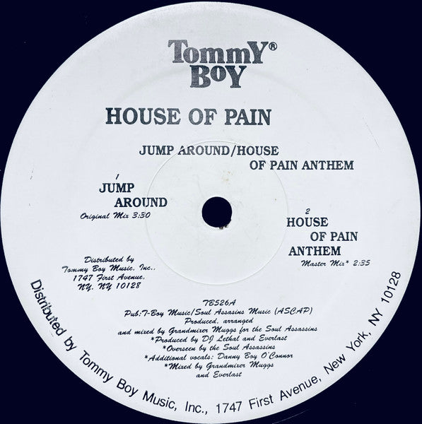 House Of Pain - Jump Around / House Of Pain Anthem (12"", RE)