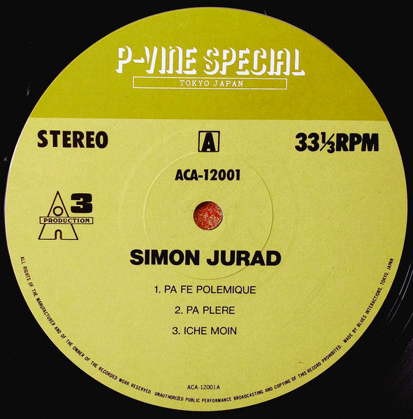 Simon Jurad & Opération 78 - À Cœur Ouvert... (LP, Album)