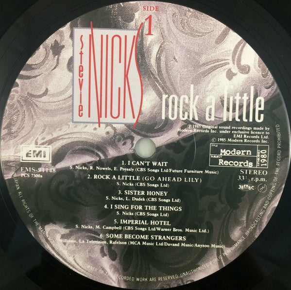 Stevie Nicks - Rock A Little (LP, Album)