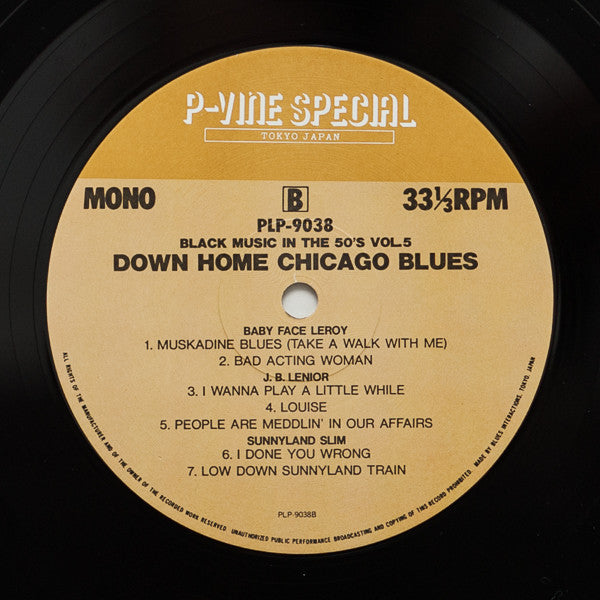 Various - Down Home Chicago Blues - Presenting The Historic Parkway...