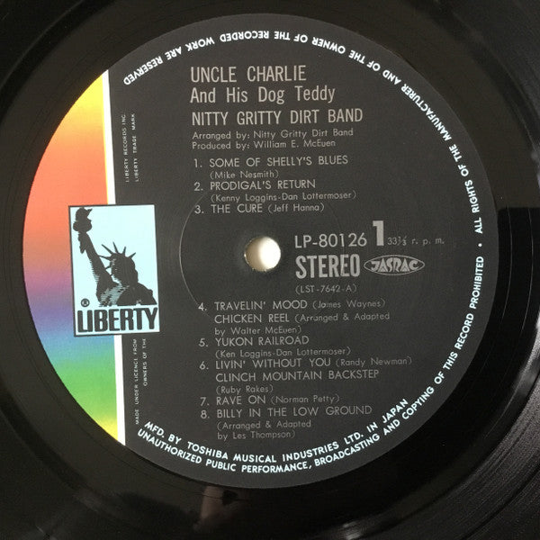 Nitty Gritty Dirt Band - Uncle Charlie & His Dog Teddy (LP, Album)