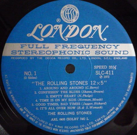 The Rolling Stones - 12 X 5 (LP, Album, RE)