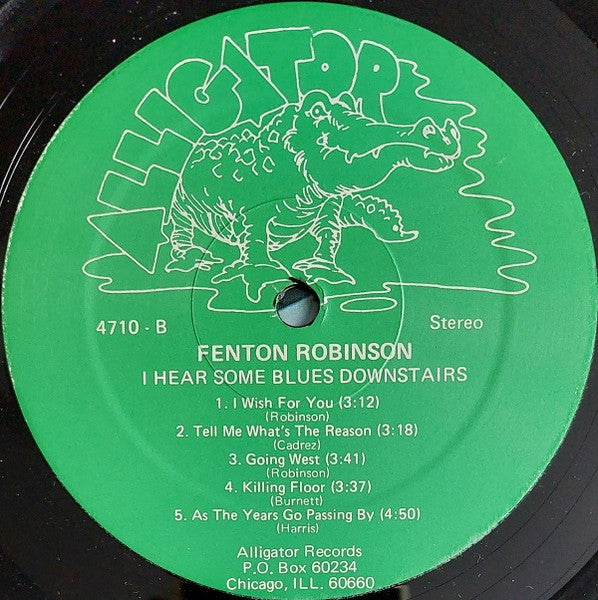 Fenton Robinson - I Hear Some Blues Downstairs (LP, Album, NAM)
