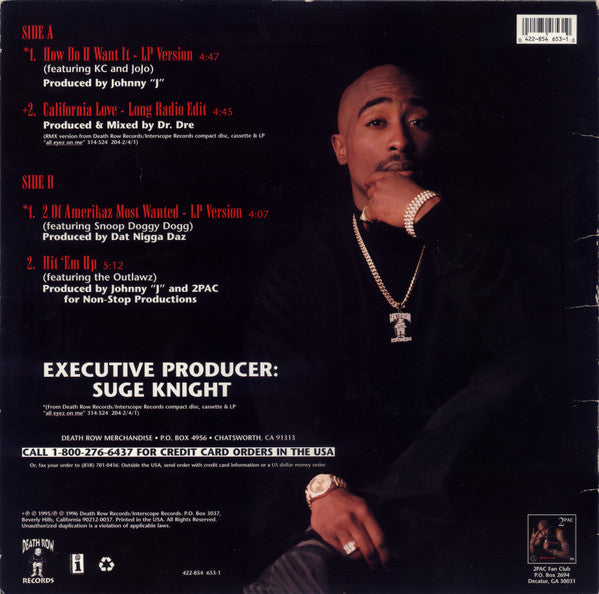 2Pac - How Do U Want It (12"")