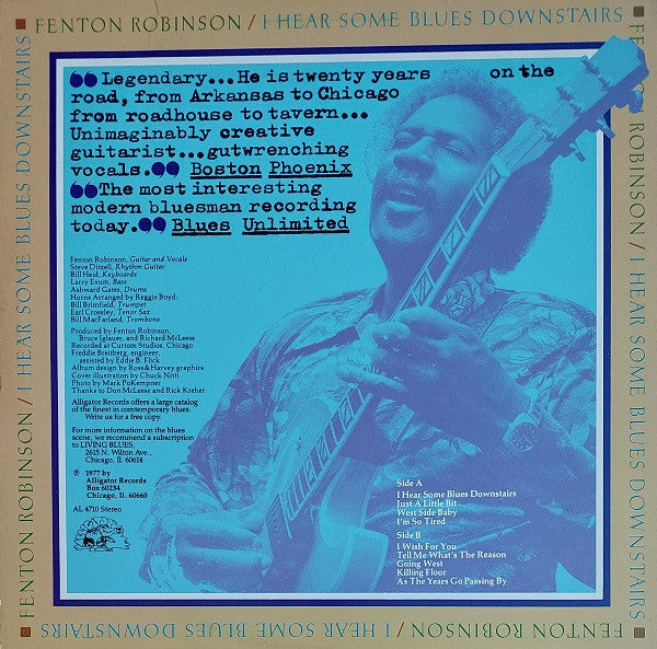 Fenton Robinson - I Hear Some Blues Downstairs (LP, Album, NAM)