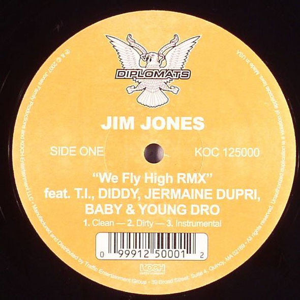 Jim Jones (2) - We Fly High (Remix) / Ballin On Xmas (12"")
