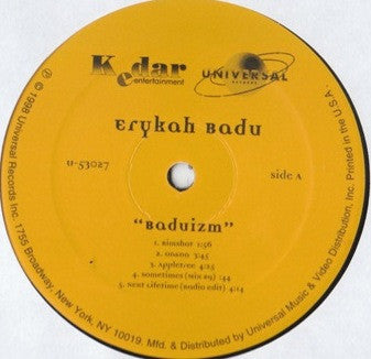 Erykah Badu - Baduizm (LP, Album, RE)