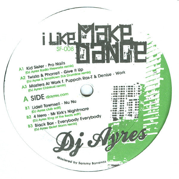 DJ Ayres - I Like Make Dance (12"", EP)