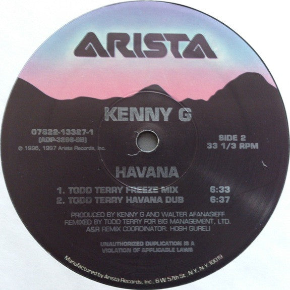 Kenny G (2) - Havana (The Extended Mixes) (12"")