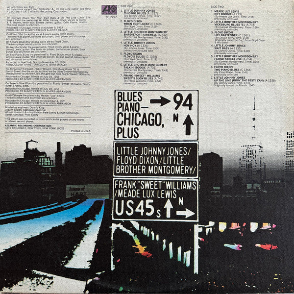 Various - Blues Piano - Chicago Plus (LP, Comp, Mono, PRC)