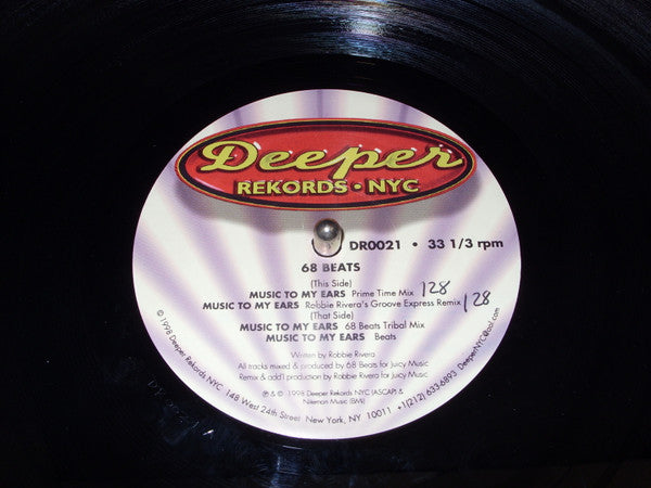68 Beats - Music To My Ears (12"")