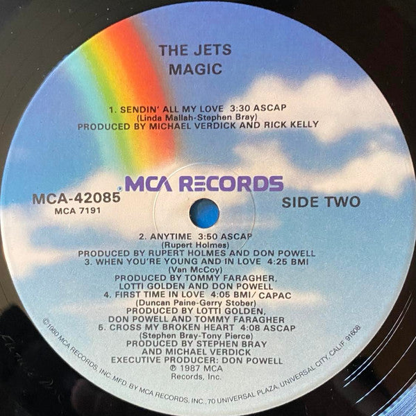 The Jets - Magic (LP, Album, Glo)