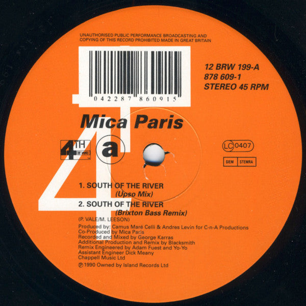 Mica Paris - South Of The River (12")
