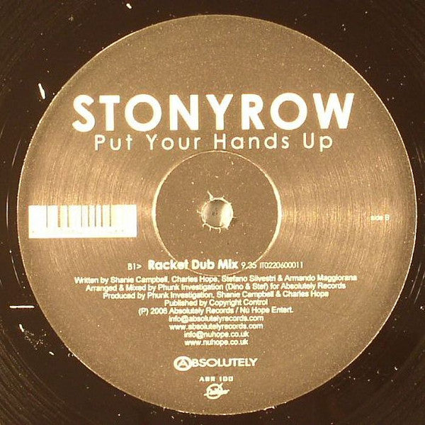 Stonyrow - Put Your Hands Up (12"")