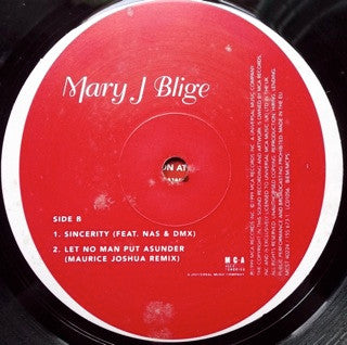 Mary J. Blige - Deep Inside (12"")