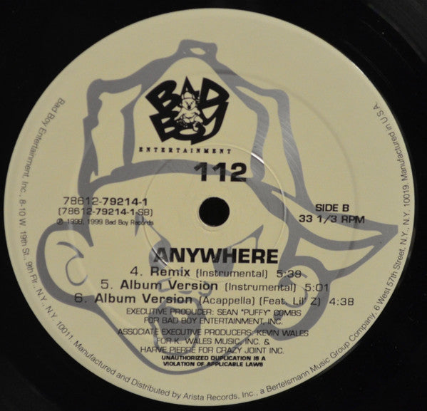 112 - Anywhere (12"")
