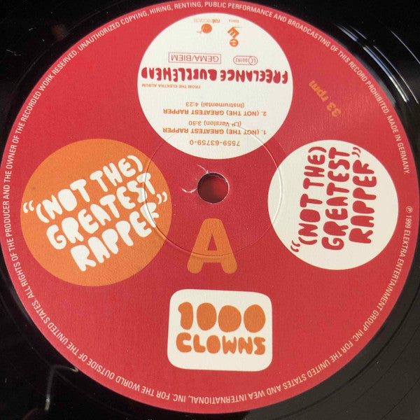1000 Clowns - (Not The) Greatest Rapper (12"")