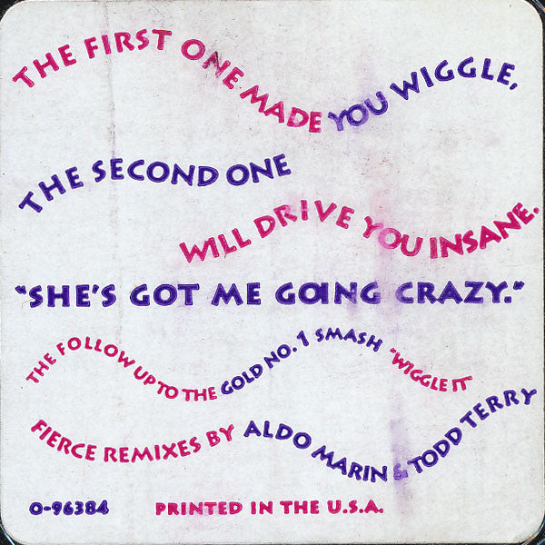 2 In A Room - She's Got Me Going Crazy (12"")