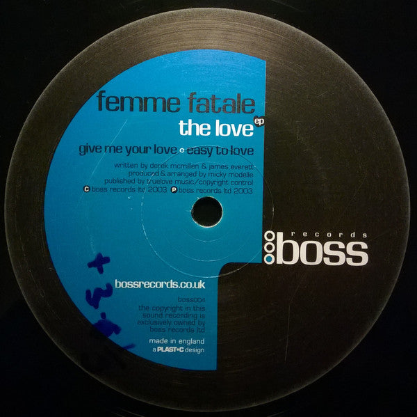 Femme Fatale - The Love EP (12"", EP)