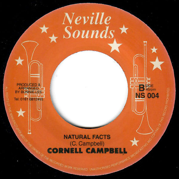 Cornell Campbell - I'm The One Who Loves You / Natural Facts (7"")