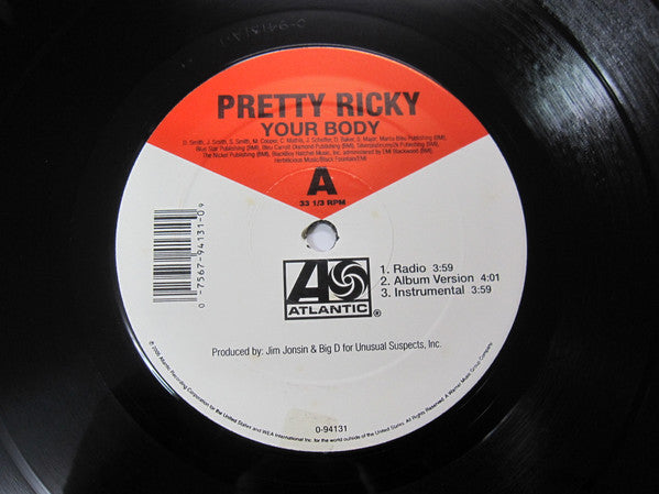 Pretty Ricky (2) - Your Body / I Want You (Girlfriend) (12"")