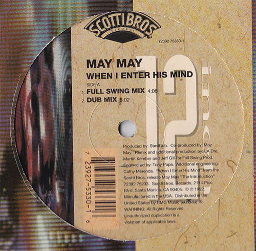 May May - When I Enter His Mind (12"")