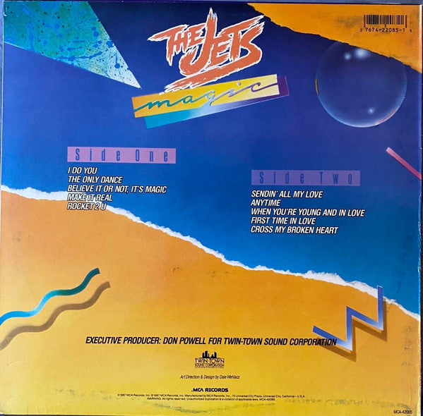 The Jets - Magic (LP, Album, Glo)