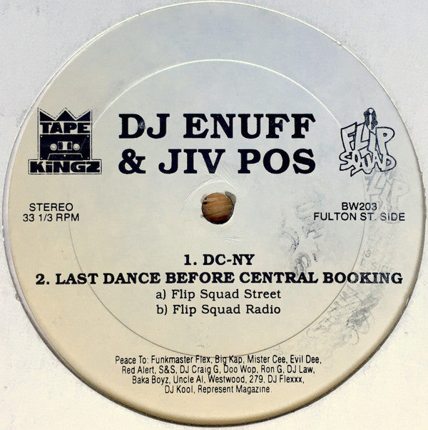 Jiv Pos & DJ Enuff - One Mo' Time Baby (12"")