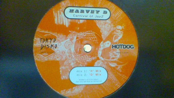 Harvey D - Carnival Of Jazz (12"")